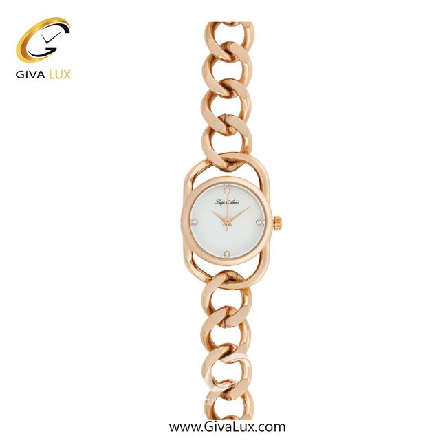 ساعت مچی اورجینال زنانه LdA رزگلد | رزگلد| سفید| کد رفرنس 2489